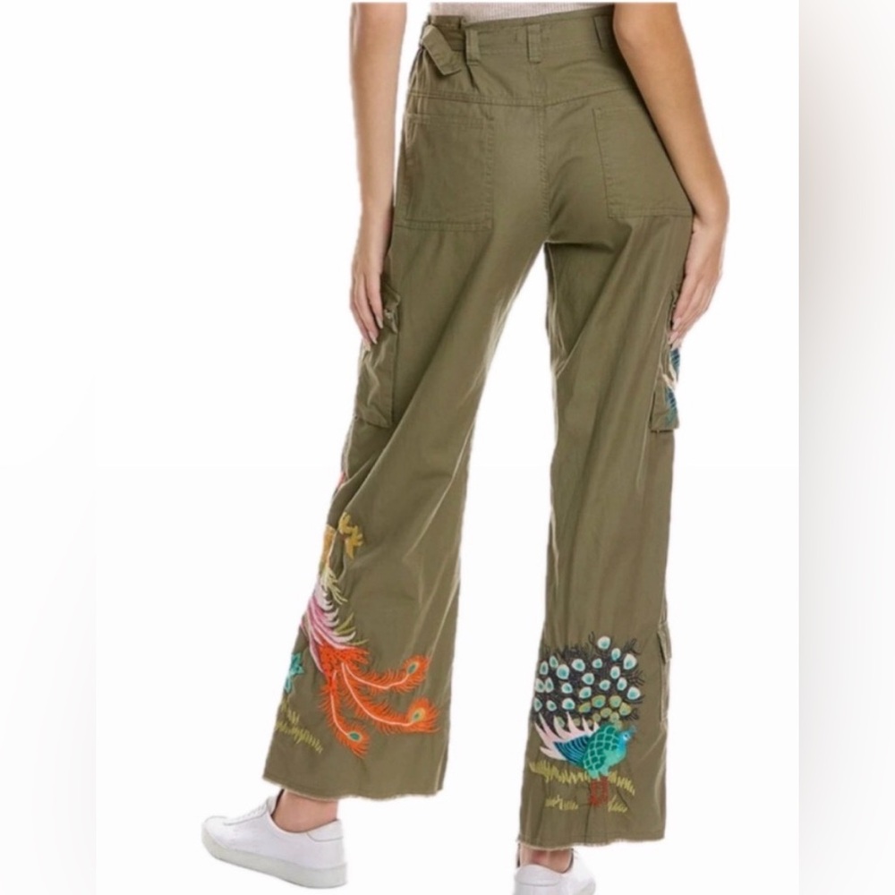 JOHNNY WAS NWT HINGA WIDE LEG CARGO